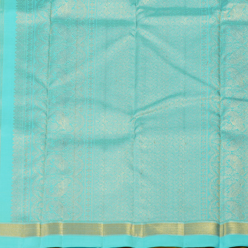 Hayagrivas Handloom Yellow Kanjivaram Silk Saree KBE1999L34-1