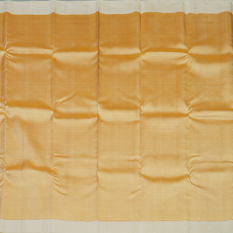 Hayagrivas Handloom Mild Peach Kanjivaram Silk Saree with Cream Border KBE1999L45-1