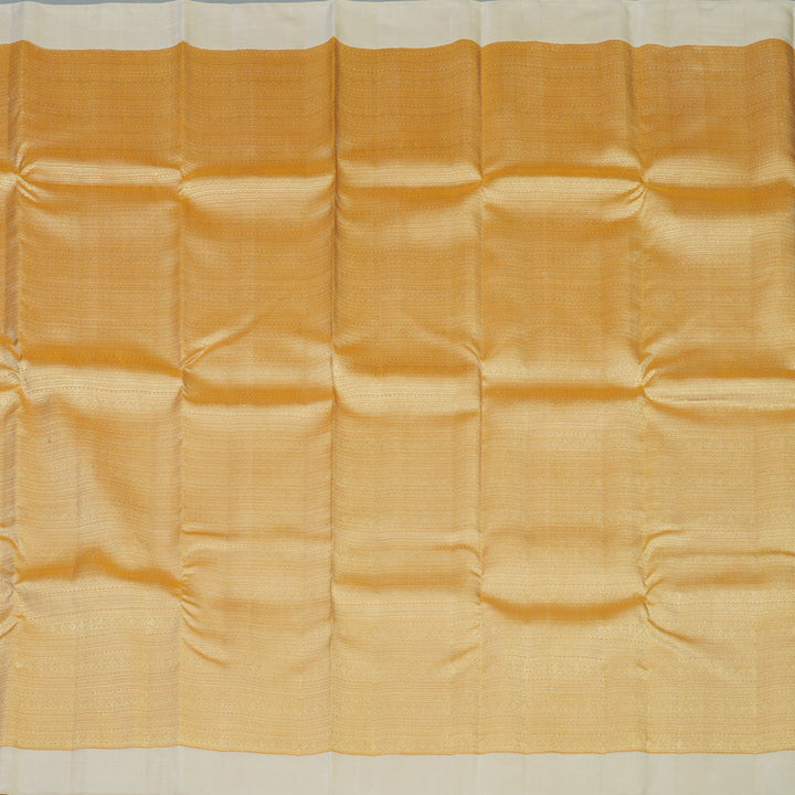 Hayagrivas Handloom Mild Peach Kanjivaram Silk Saree with Cream Border KBE1999L45-1