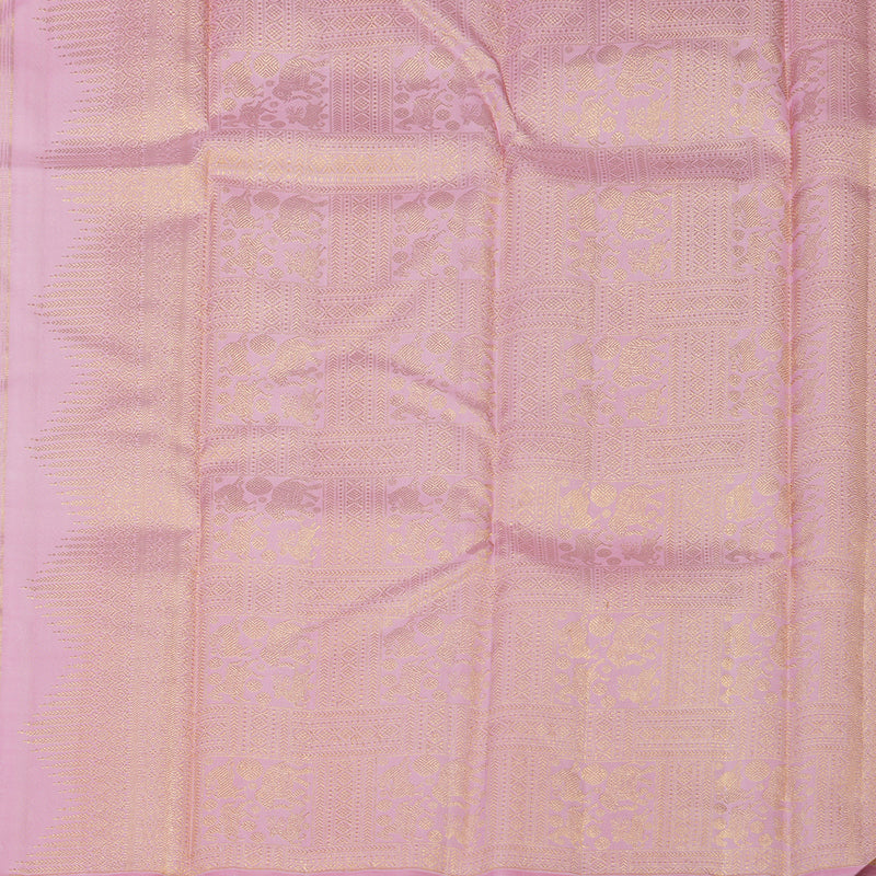 Hayagrivas Handloom Red Kanjivaram Silk Saree KBE1999L6-1