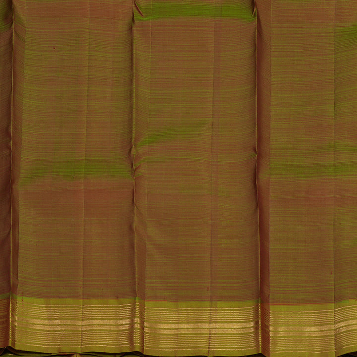 Hayagrivas Maroon Pure Kanjivaram Silk Saree with Manthalir Green Border KBE2000L2-1