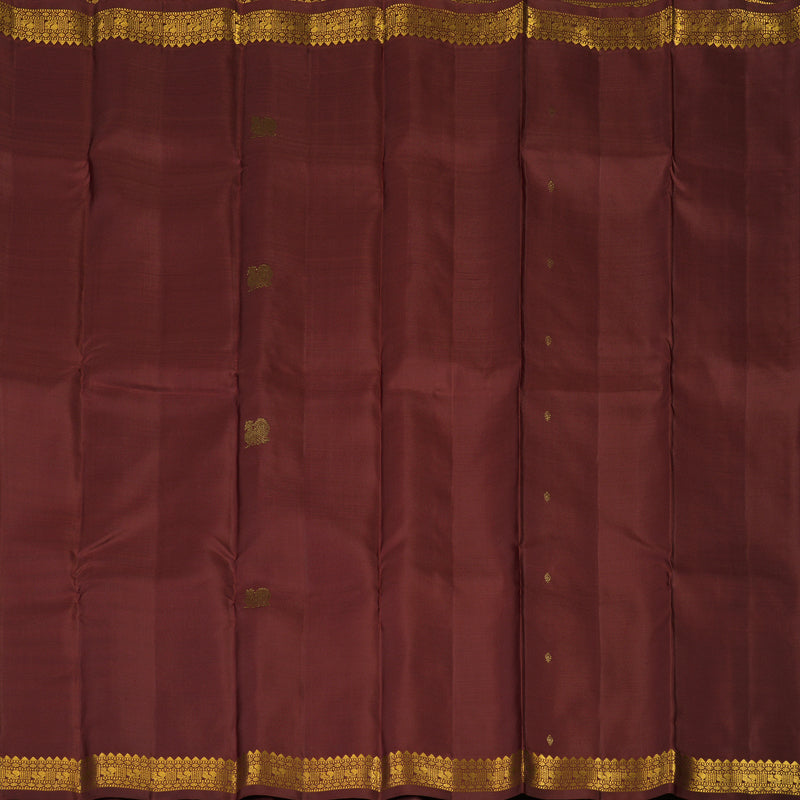 Hayagrivas Handloom Maroon Kanjivaram Silk Saree KBE2000L4-4