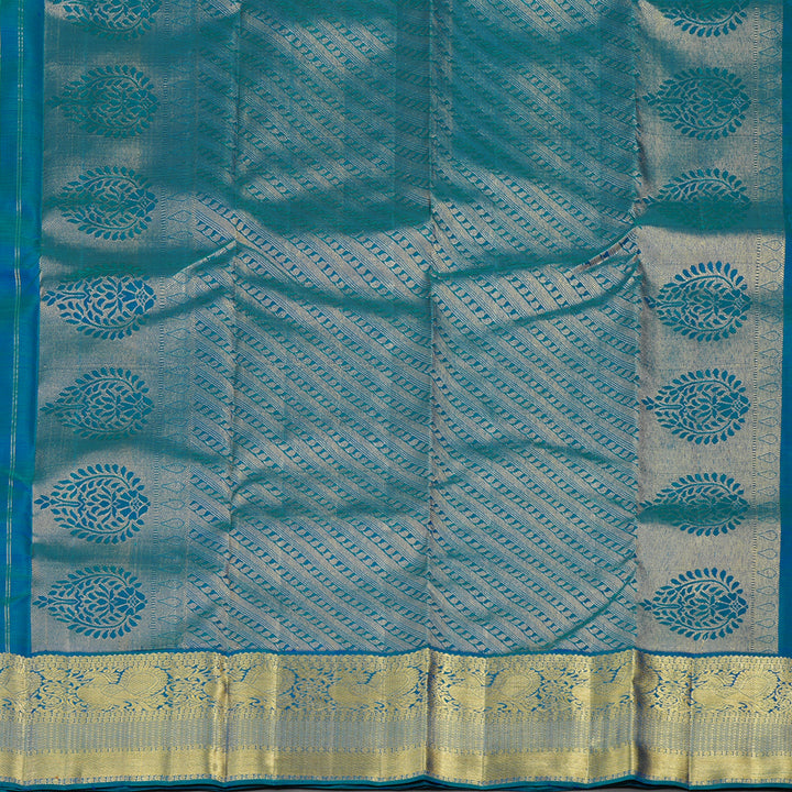 Hayagrivas Handloom Mayilkazhuthu Kanjivaram Silk Saree KBE2000L8-4