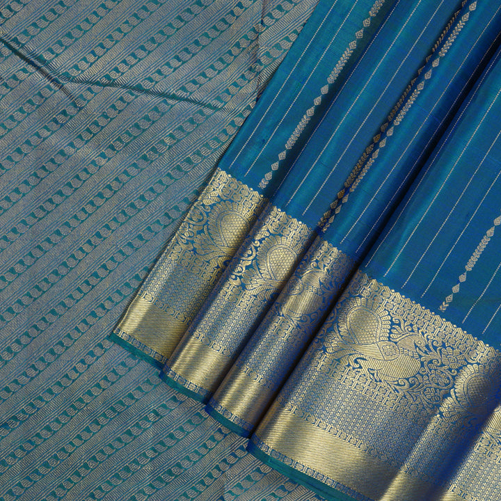 Hayagrivas Handloom Mayilkazhuthu Kanjivaram Silk Saree KBE2000L8-4