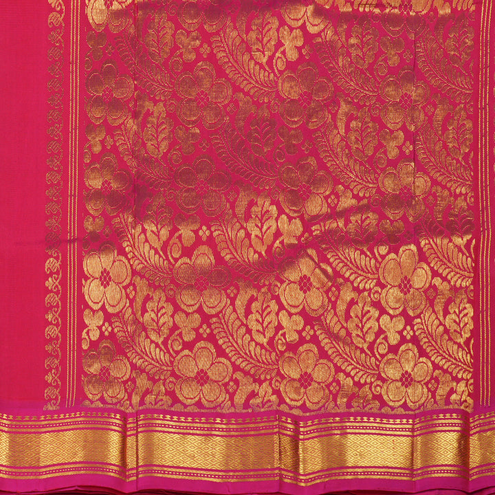 Hayagrivas Manthalir Pure One-sided border Kanjivaram Silk Saree KBE2003L10-5