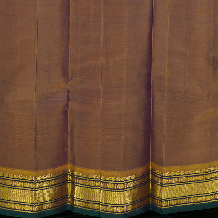 Hayagrivas Handloom Violet Kanjivaram Silk Saree KBE2003L14-2