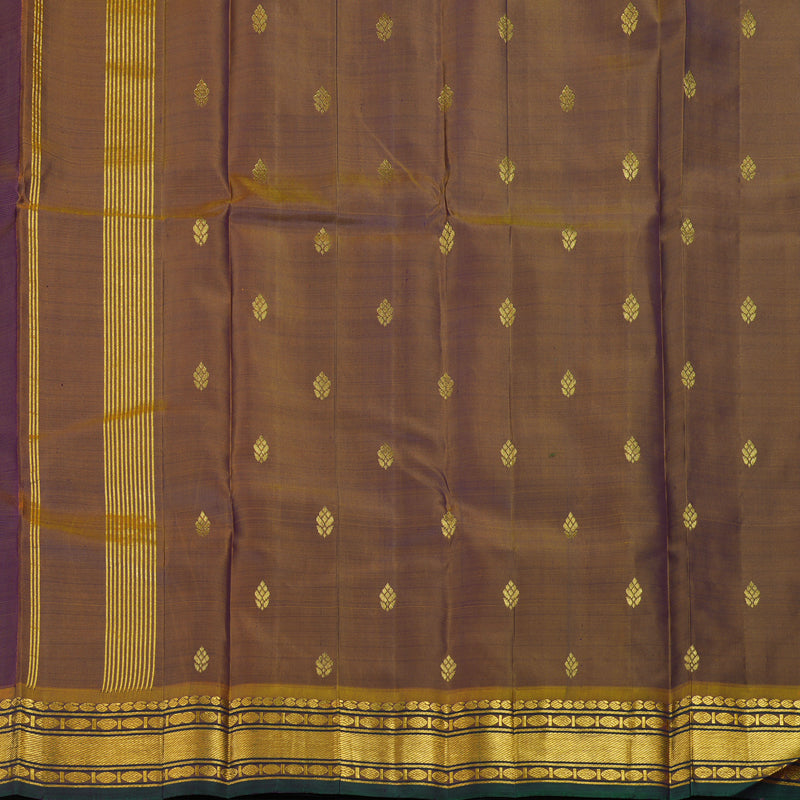 Hayagrivas Handloom Violet Kanjivaram Silk Saree KBE2003L14-2