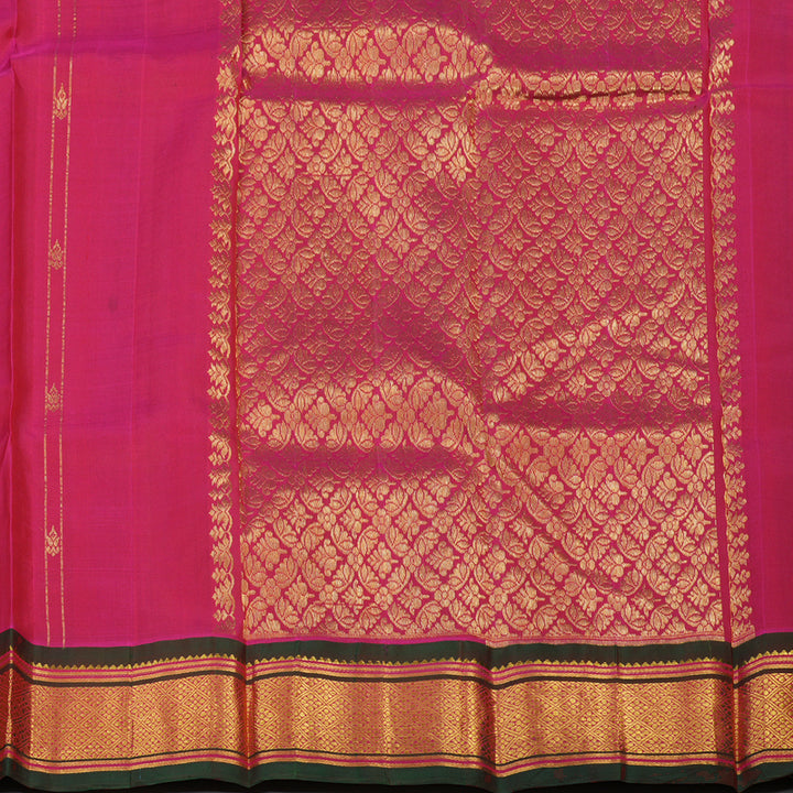 Hayagrivas Manthalir Pure One-sided border Kanjivaram Silk Saree KBE2004L12-3
