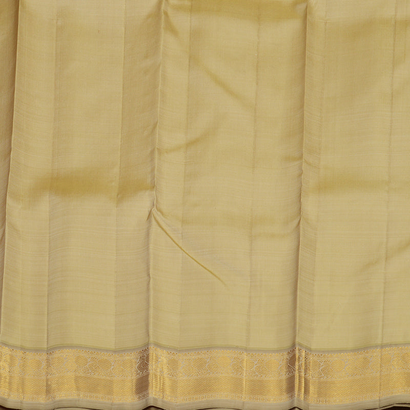 Hayagrivas Handloom Magenta Kanjivaram Silk Saree with Beige Border KBE2009L3-1