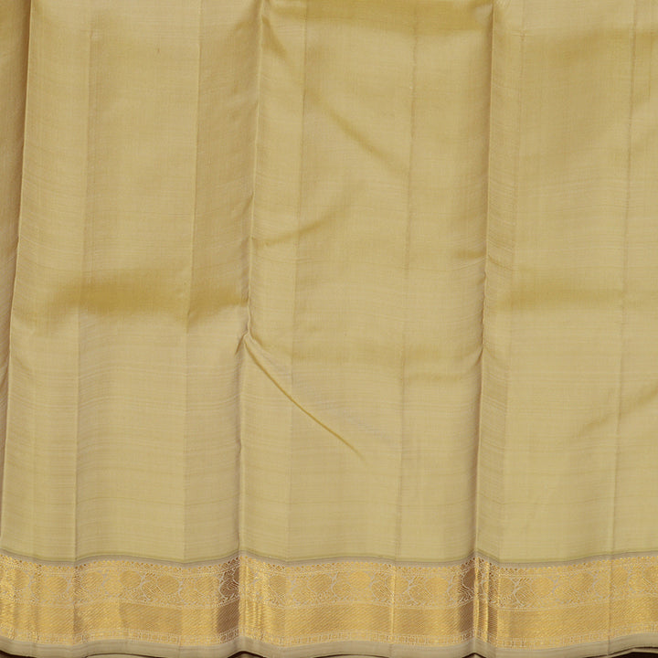 Hayagrivas Handloom Magenta Kanjivaram Silk Saree with Beige Border KBE2009L3-1