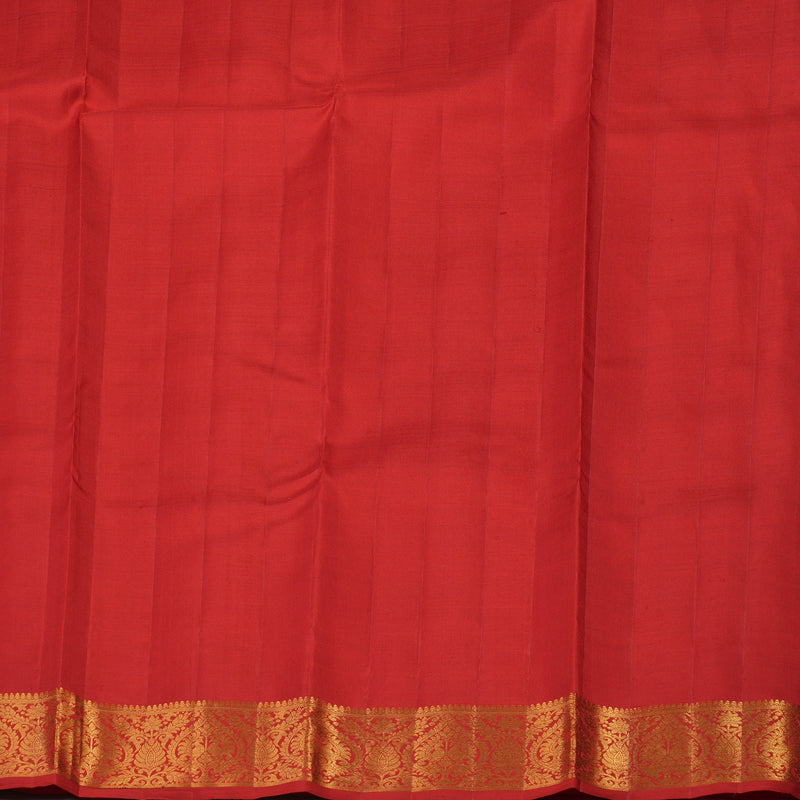 Hayagrivas Handloom Red Kanjivaram Silk Saree KBE2010L3-1