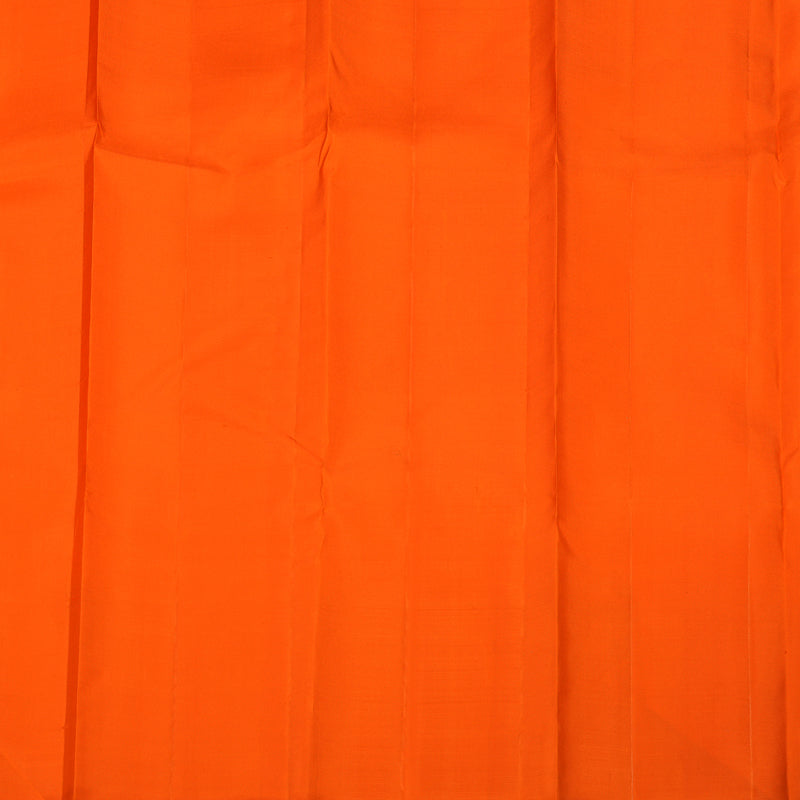 Hayagrivas Handloom Orange Kanjivaram Silk Saree KBE2011L4-1