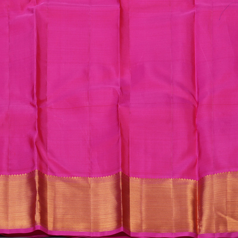Hayagrivas Handloom Pink Kanjivaram Silk Saree KBE2012L3-1