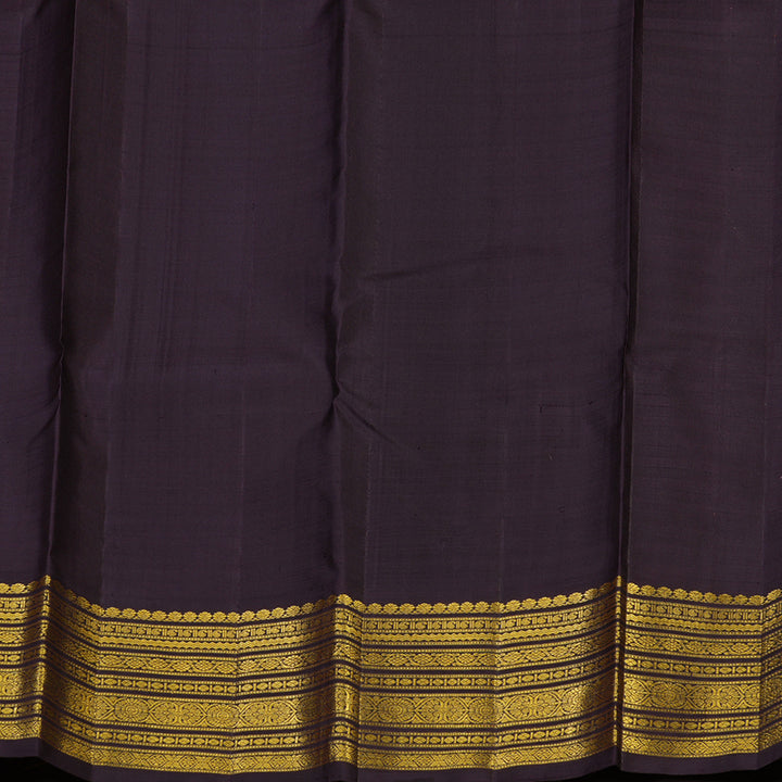 Hayagrivas Handloom Red Kanjivaram Silk Saree with Deep Nagapazham Border KBE2018L5-1