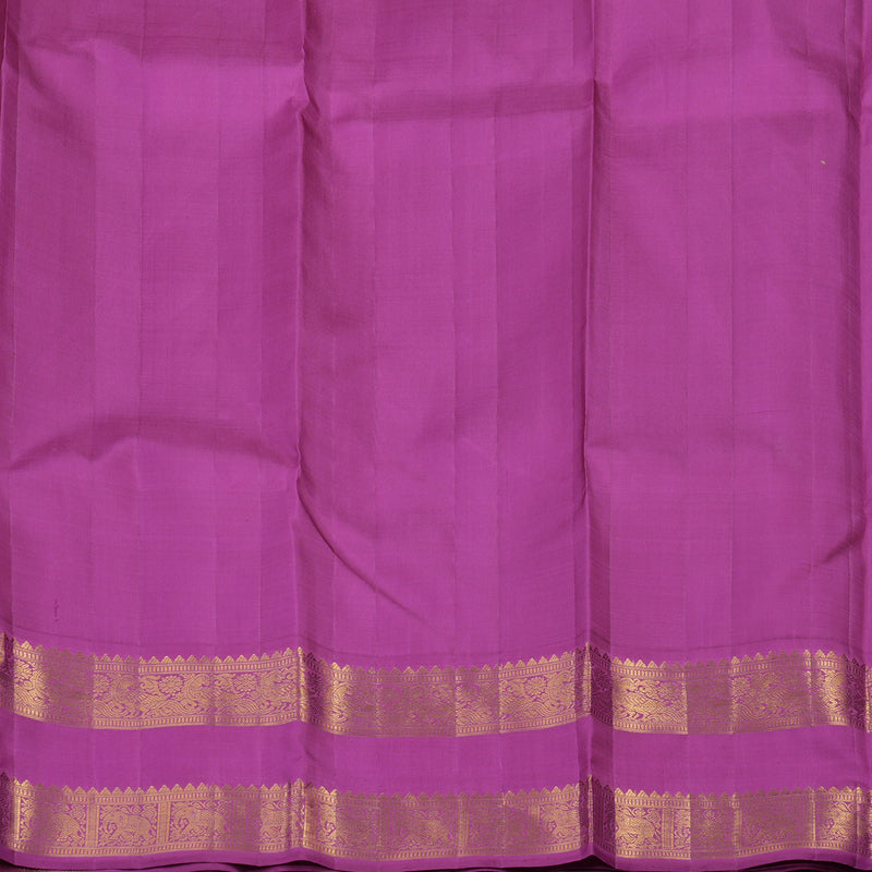 Hayagrivas Handloom Lilac Kanjivaram Silk Saree with Purple Border KBE2053A2-1