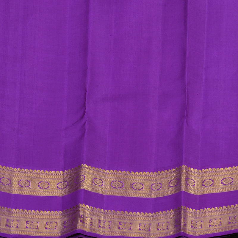 Hayagrivas Handloom Lilac Kanjivaram Silk Saree with Purple border KBE2022L3-1