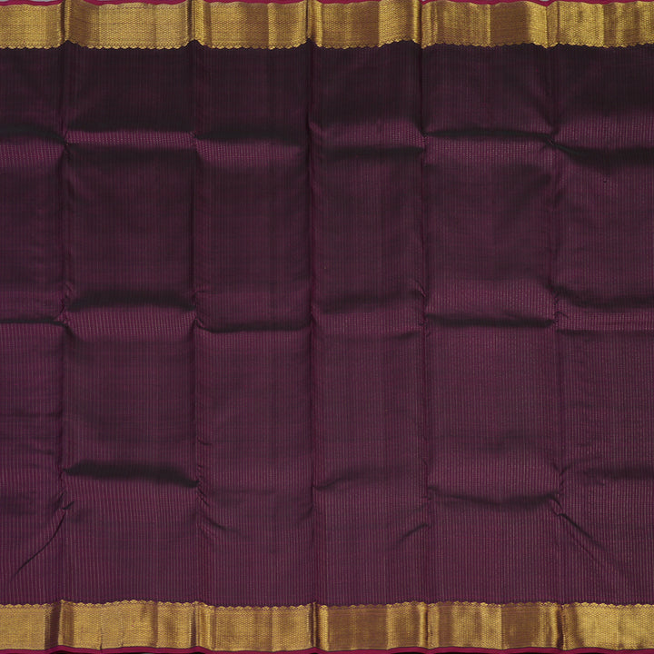 Hayagrivas Handloom Violet Kanjivaram Silk Saree KBE2025L1-1