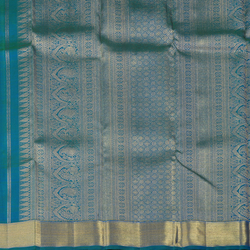 Hayagrivas Handloom Mayilkazhuthu Kanjivaram Silk Saree KBE2029A4-1