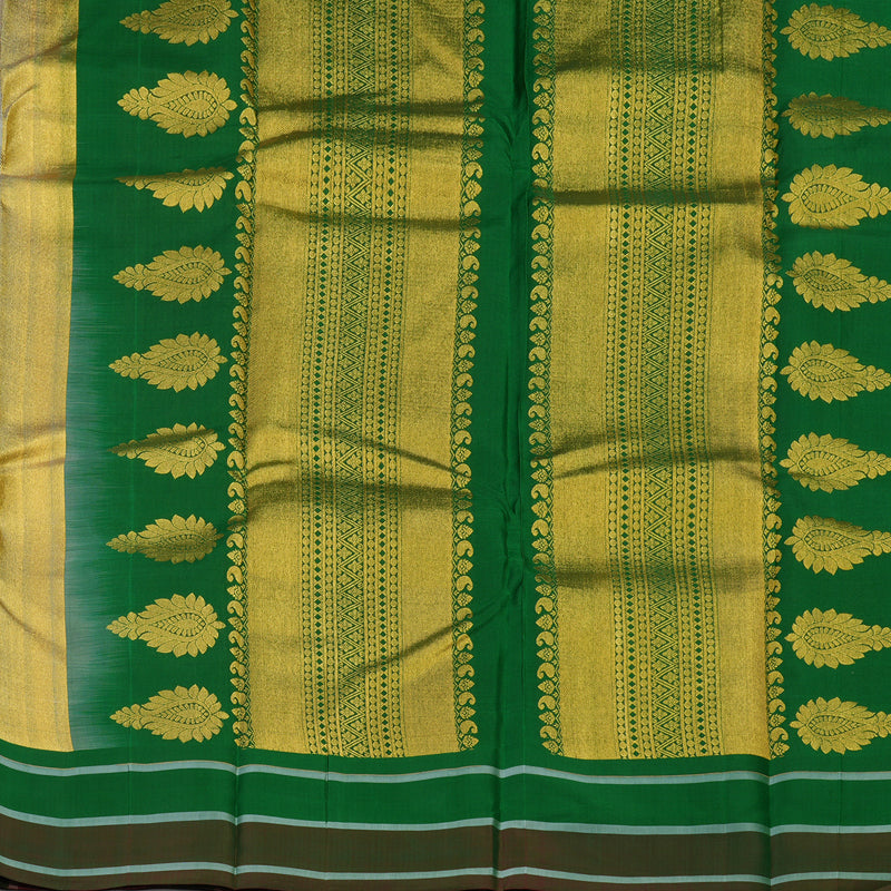 Hayagrivas Handloom Beige Kanjivaram Silk Saree KBE2038A2-3