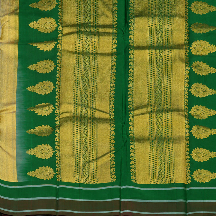 Hayagrivas Handloom Beige Kanjivaram Silk Saree KBE2038A2-3