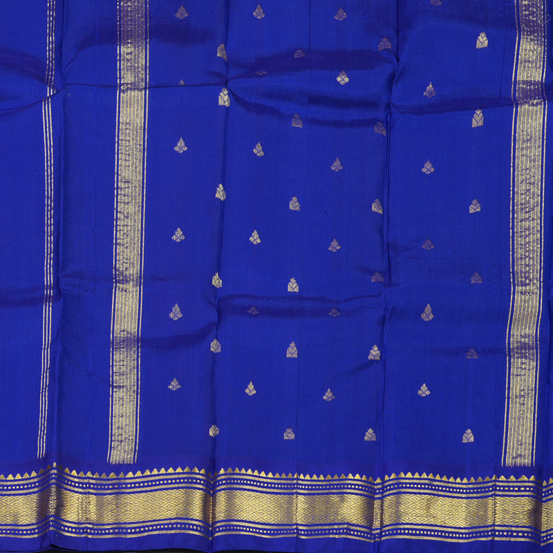 Hayagrivas Rose Pink Pure One-sided border Kanjivaram Silk Saree KBE2038A6-1