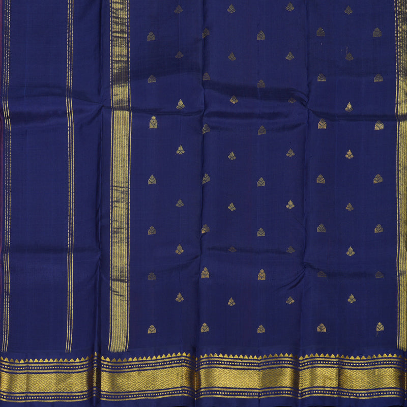 Hayagrivas Rose Pink Pure One-sided border Kanjivaram Silk Saree KBE2038A6-24