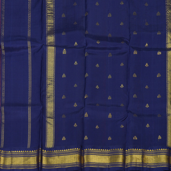 Hayagrivas Rose Pink Pure One-sided border Kanjivaram Silk Saree KBE2038A6-24