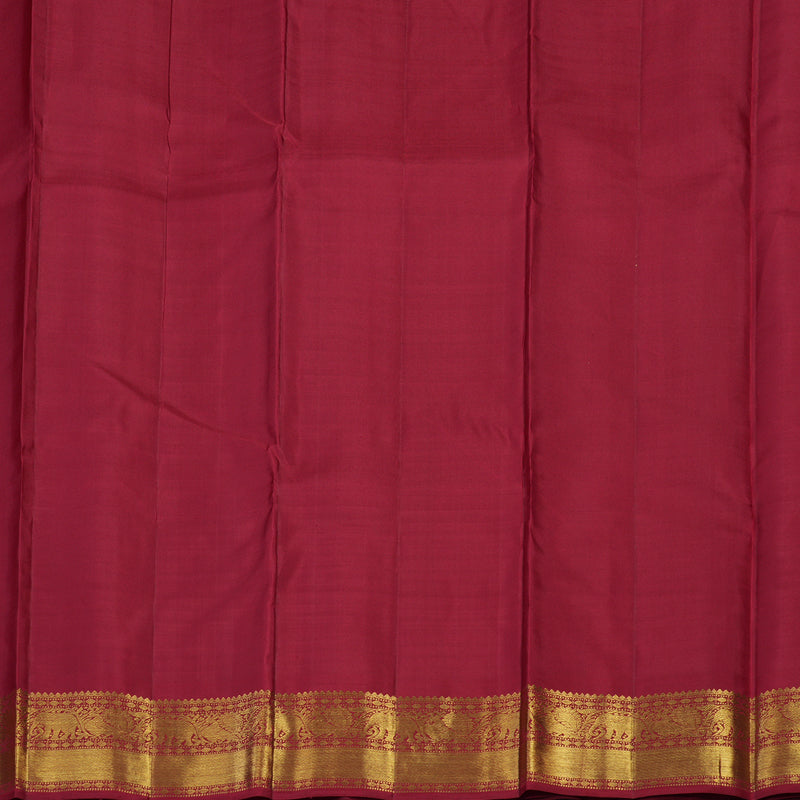 Hayagrivas Handloom Maroon Kanjivaram Silk Saree KBE2044A2-1