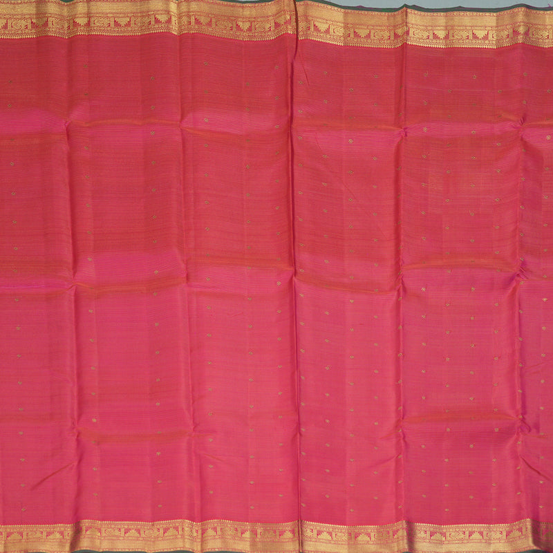 Hayagrivas Handloom Rani Pink Kanjivaram Silk Saree KBE2045A1-1