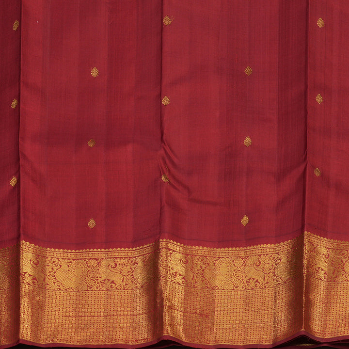 Hayagrivas Handloom Sky Blue Kanjivaram Silk Saree KBE2046A1-3