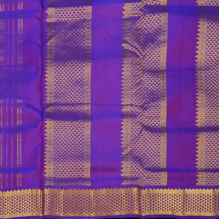 Hayagrivas Fluorescent Green Handloom Ten Yards Silk Saree KBE2047A12-1