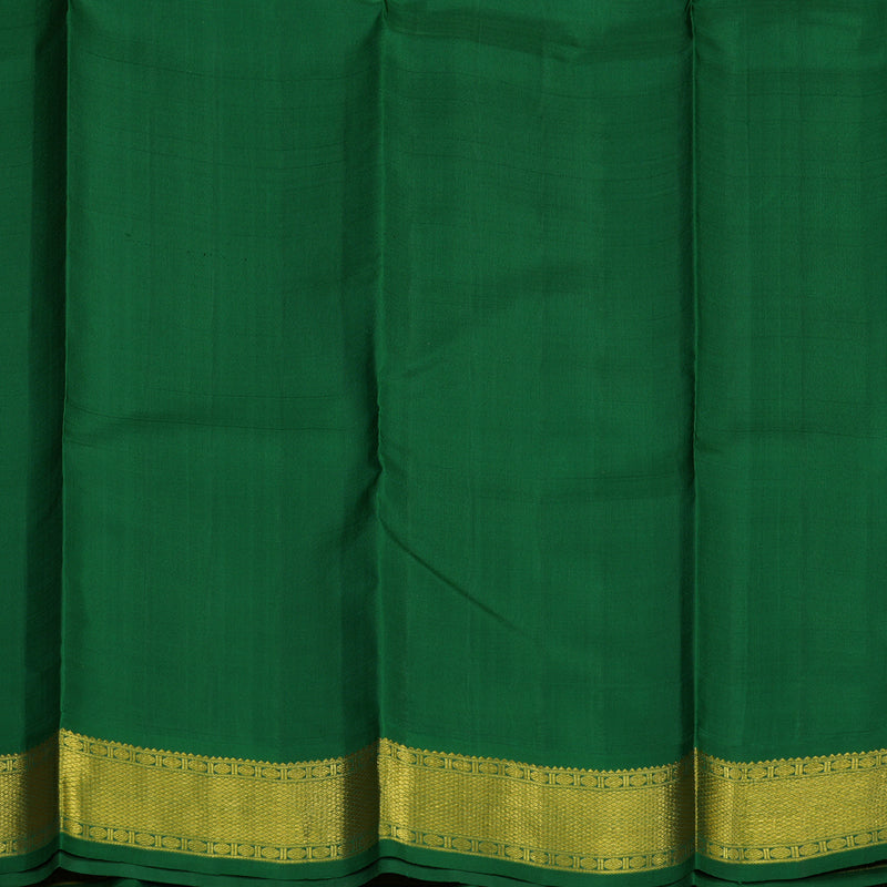 Hayagrivas Handloom Sandal Kanjivaram Silk Saree with Dark Green Border KBE2047A4-7
