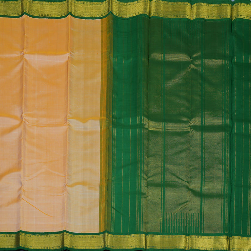 Hayagrivas Handloom Sandal Kanjivaram Silk Saree with Dark Green Border KBE2047A4-7