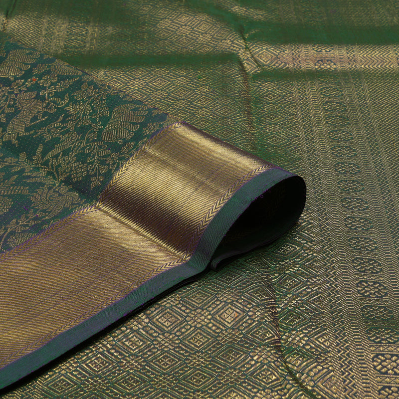 Hayagrivas Handloom Mayilkazhuthu Kanjivaram Silk Saree KBE2052A10-1