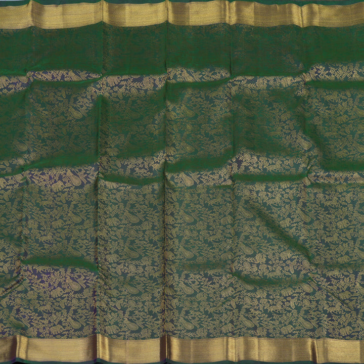Hayagrivas Handloom Mayilkazhuthu Kanjivaram Silk Saree KBE2052A10-1