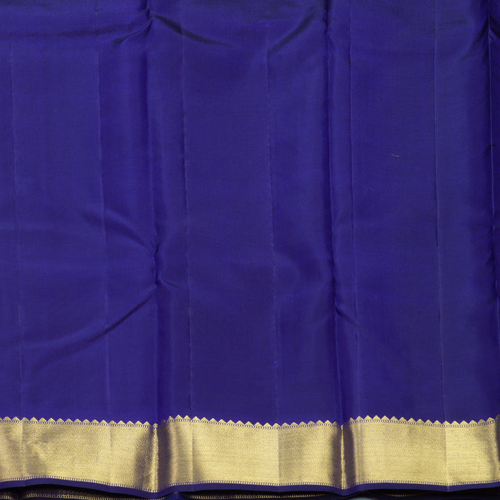 Hayagrivas Handloom Royal Blue Kanjivaram Silk Saree KBE2055A5-1