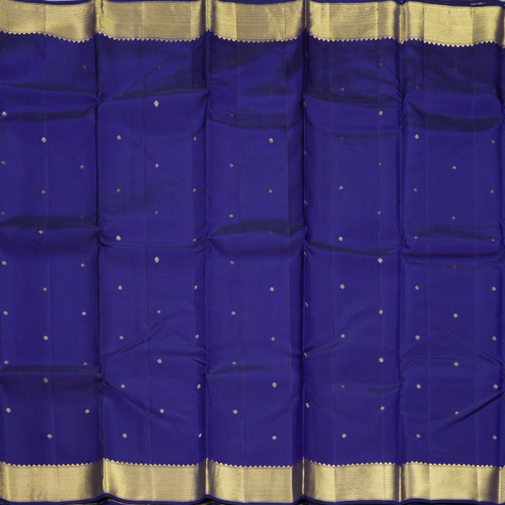 Hayagrivas Handloom Royal Blue Kanjivaram Silk Saree KBE2055A5-1