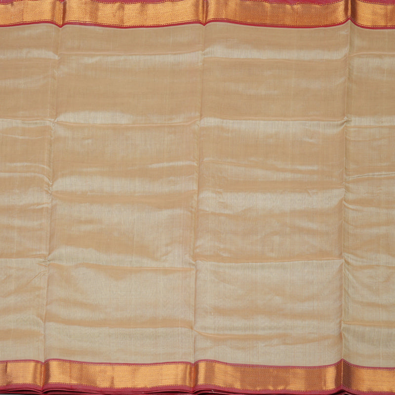 Hayagrivas Sandal Beige Pure Silk Cotton Saree KBE2070A3-12