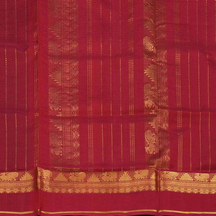 Hayagrivas Bottle Green Pure Silk Cotton Saree KBE2070A5-6