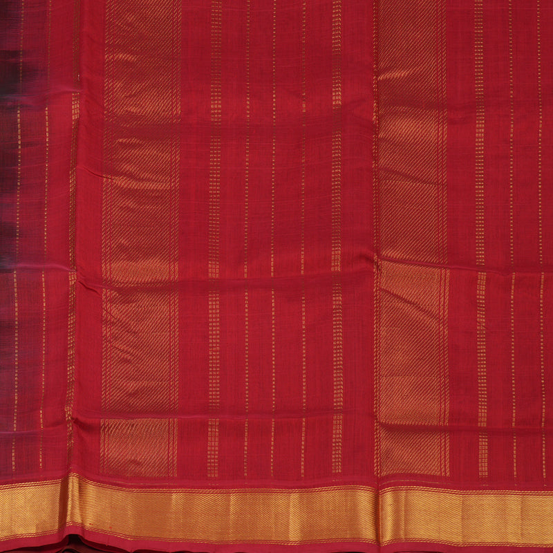 Hayagrivas Mehandi Green Pure Silk Cotton Saree KBE2070A7-8