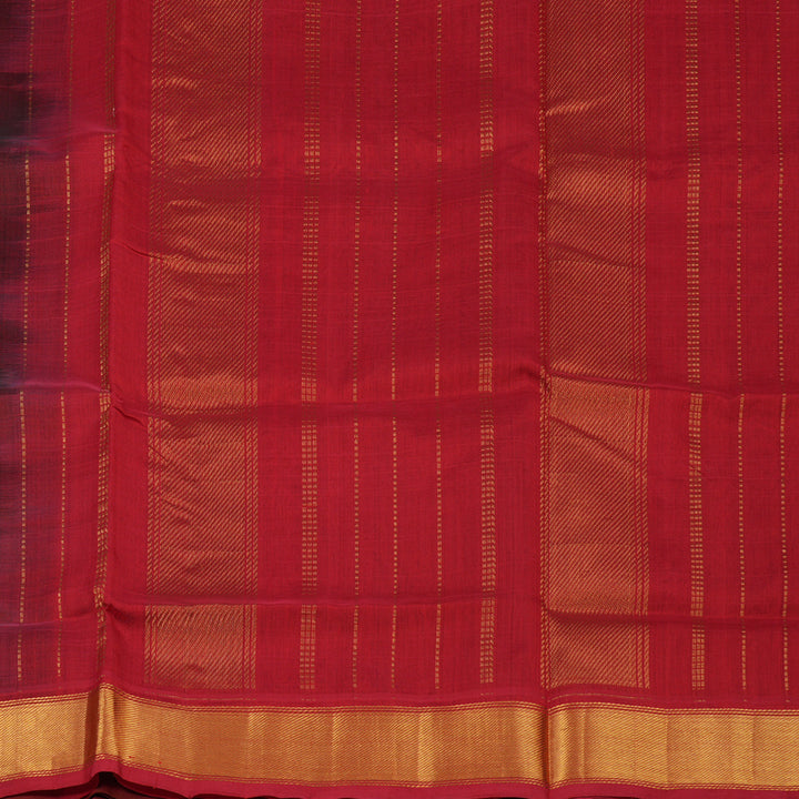 Hayagrivas Mehandi Green Pure Silk Cotton Saree KBE2070A7-8