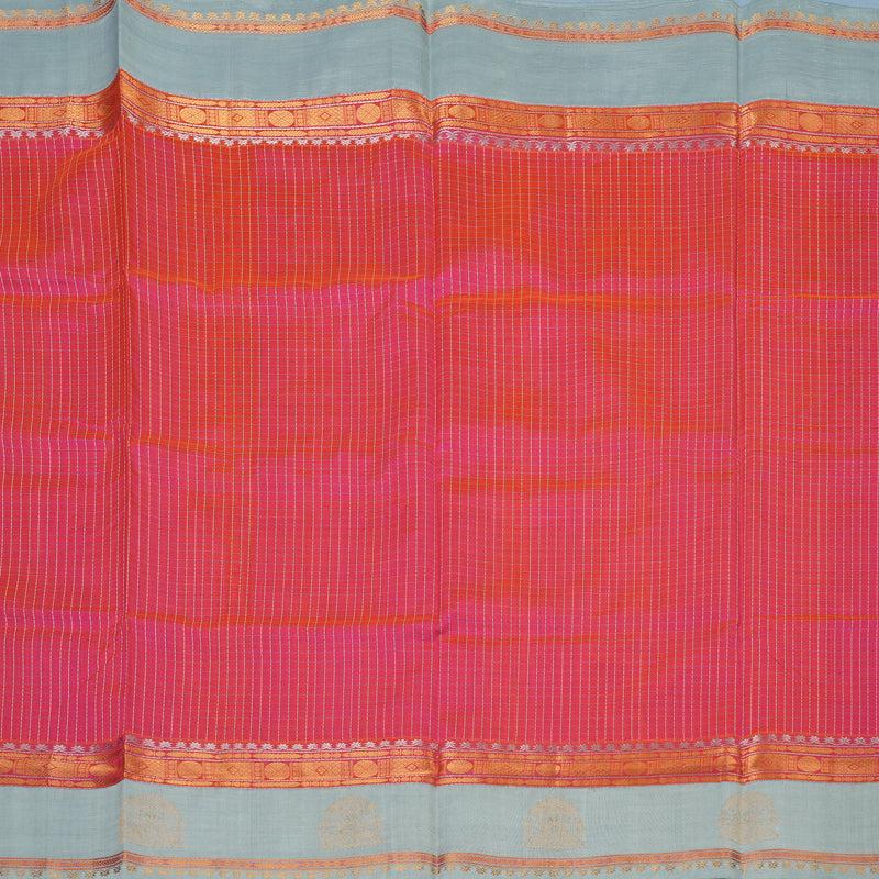 Hayagrivas Pink Pure Silk Cotton Saree KBE2071A6-6