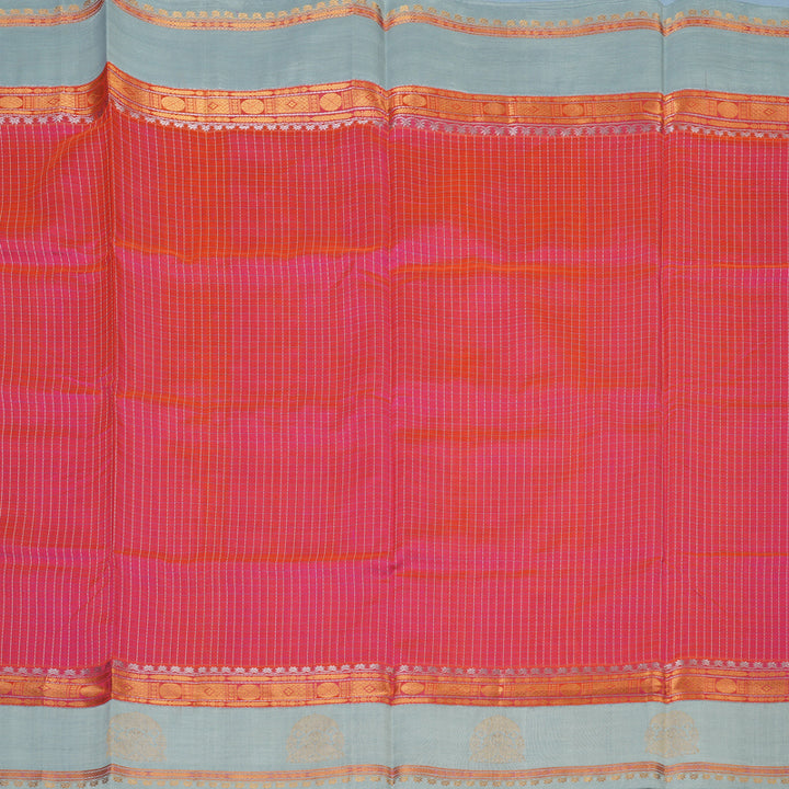 Hayagrivas Pink Pure Silk Cotton Saree KBE2071A6-6