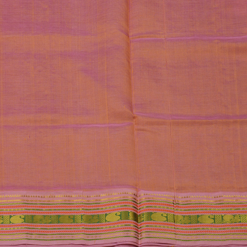Hayagrivas Dark Pink Pure Silk Cotton Saree with Lotus Pink Border KBE2071A9-10