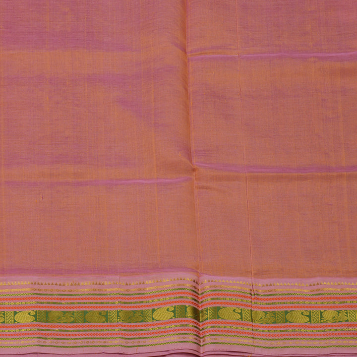 Hayagrivas Dark Pink Pure Silk Cotton Saree with Lotus Pink Border KBE2071A9-10