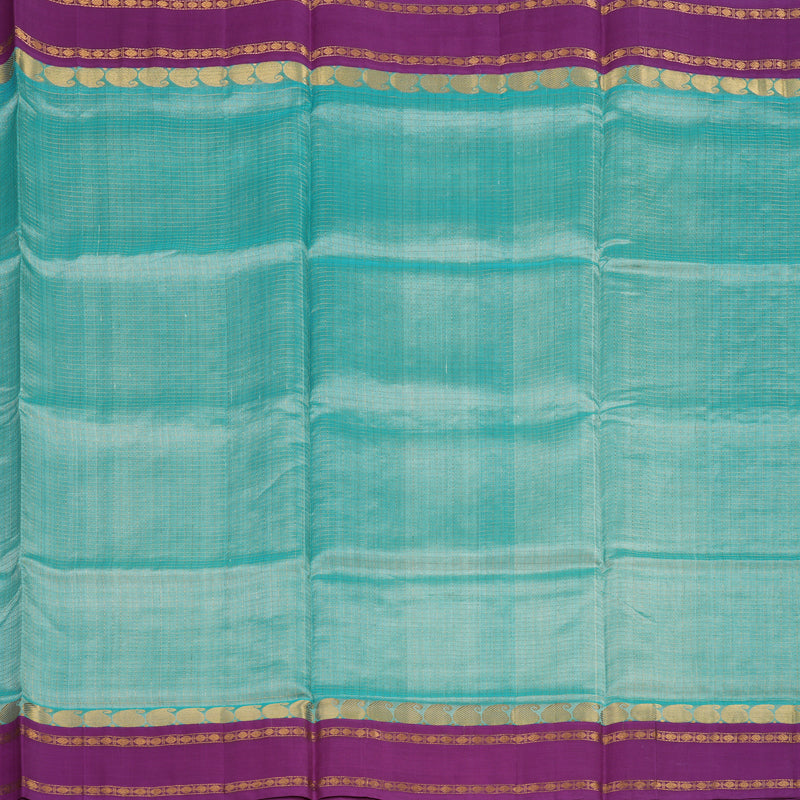 Hayagrivas Powder Blue Pure Silk Cotton Saree KBE2072A10-3