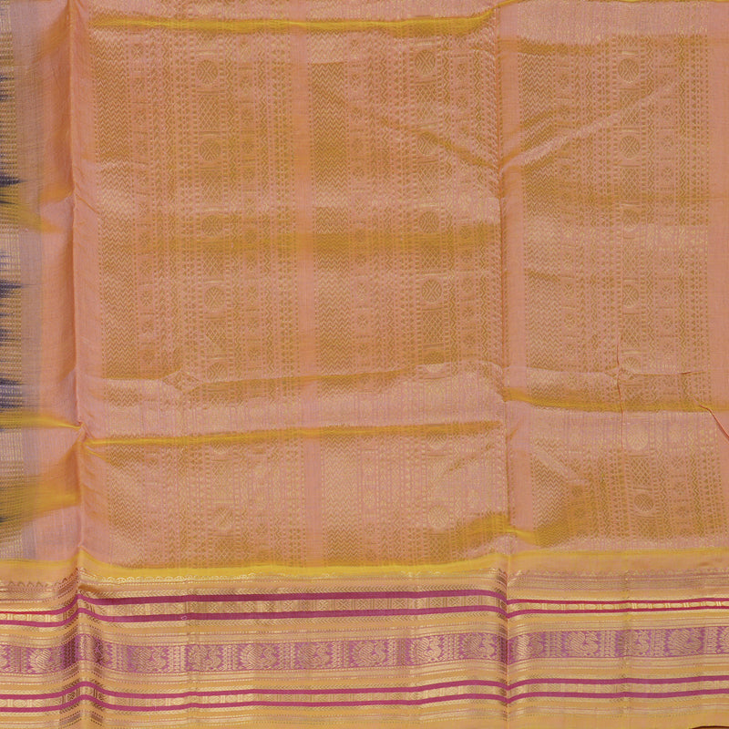 Hayagrivas Violet Pure Silk Cotton Saree KBE2072A11-1