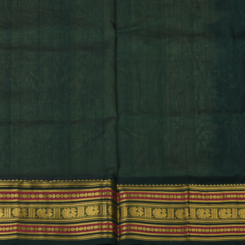 Hayagrivas Pista Green Pure Silk Cotton Saree KBE2072A11-8