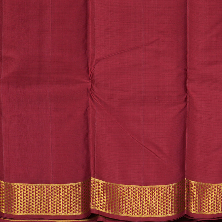 Hayagrivas Handloom Maroon Kanjivaram Silk Saree KBE2074A1-1