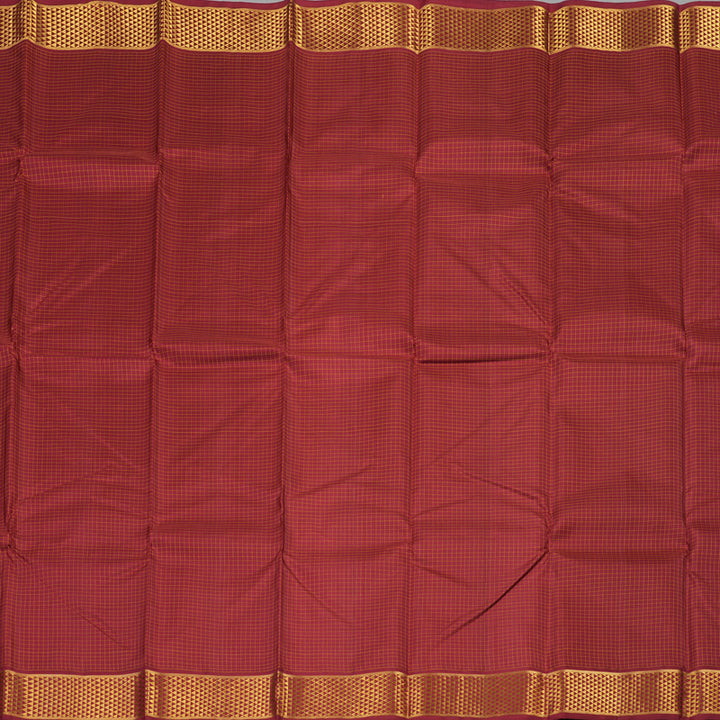 Hayagrivas Handloom Maroon Kanjivaram Silk Saree KBE2074A1-1
